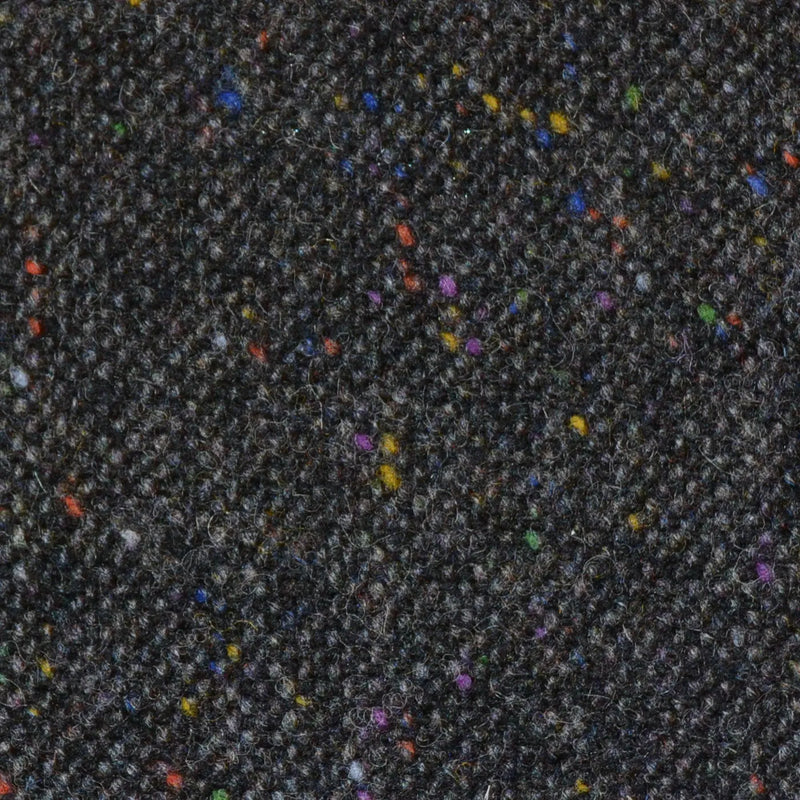 Dark Grey All Wool Irish Donegal Tweed