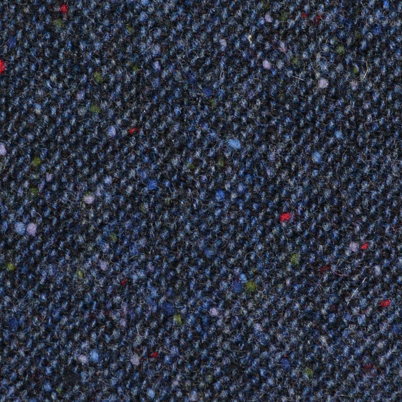 Navy Blue All Wool Irish Donegal Tweed