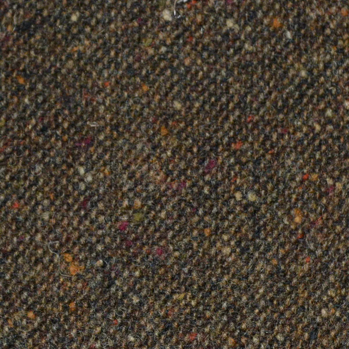 Brown All Wool Irish Donegal Tweed