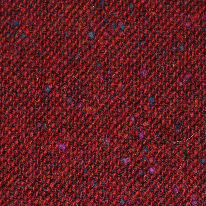Red All Wool Irish Donegal Tweed