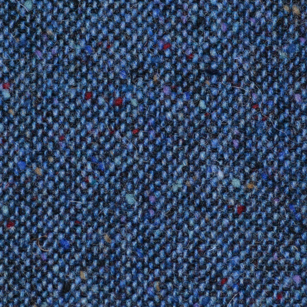 Medium Blue All Wool Irish Donegal Tweed