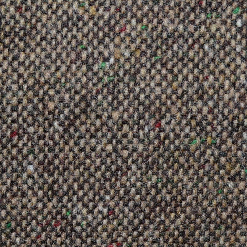 Light Brown and Medium Brown All Wool Irish Donegal Tweed Coating