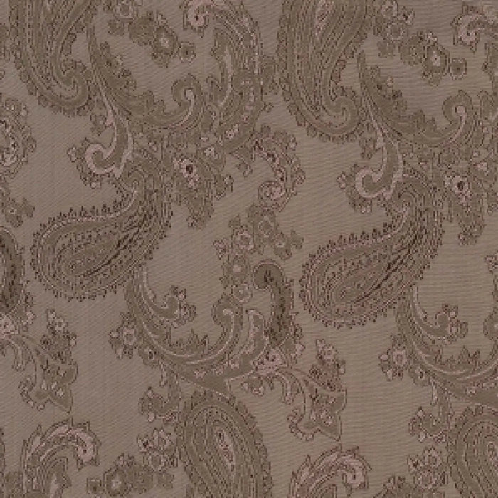Light Brown Paisley Poly/Viscose Lining