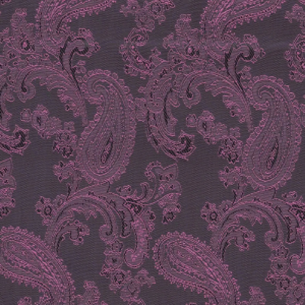 Purple & Pink Paisley Poly/Viscose Lining