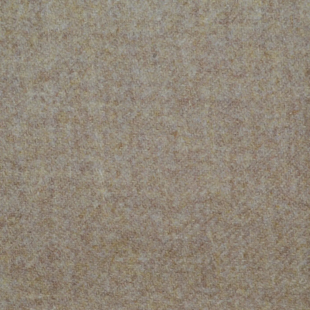 Beige All Wool Tweed Coating