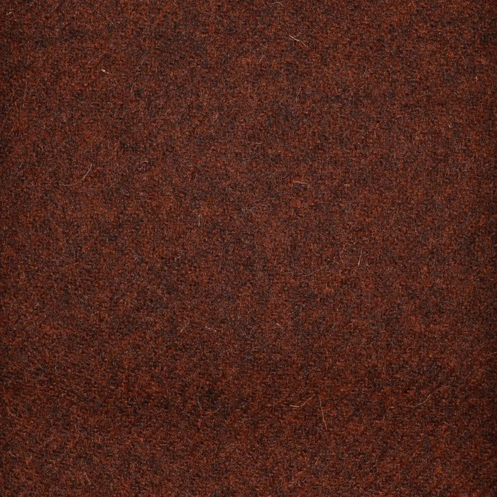 Burnt Sienna All Wool Tweed Coating