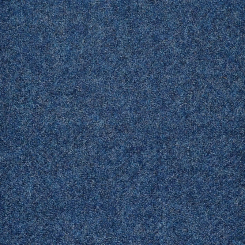 Ocean Blue All Wool Tweed Coating