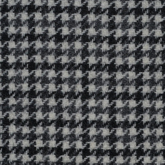 Grey & Dark Grey Dogtooth Check Tweed