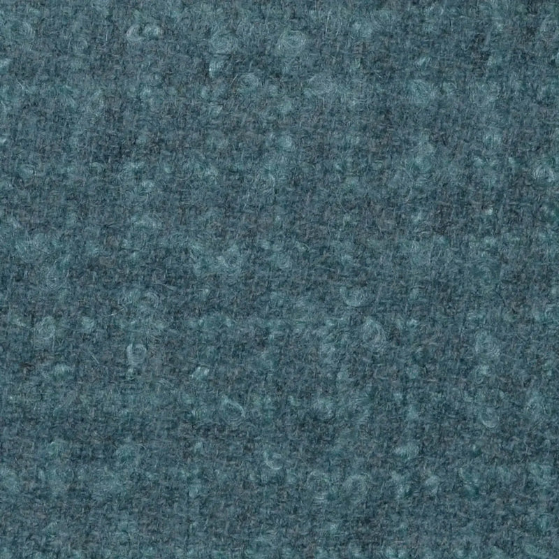 Light Blue & Grey Muted Check Wool & Mohair Boucle Jacketing