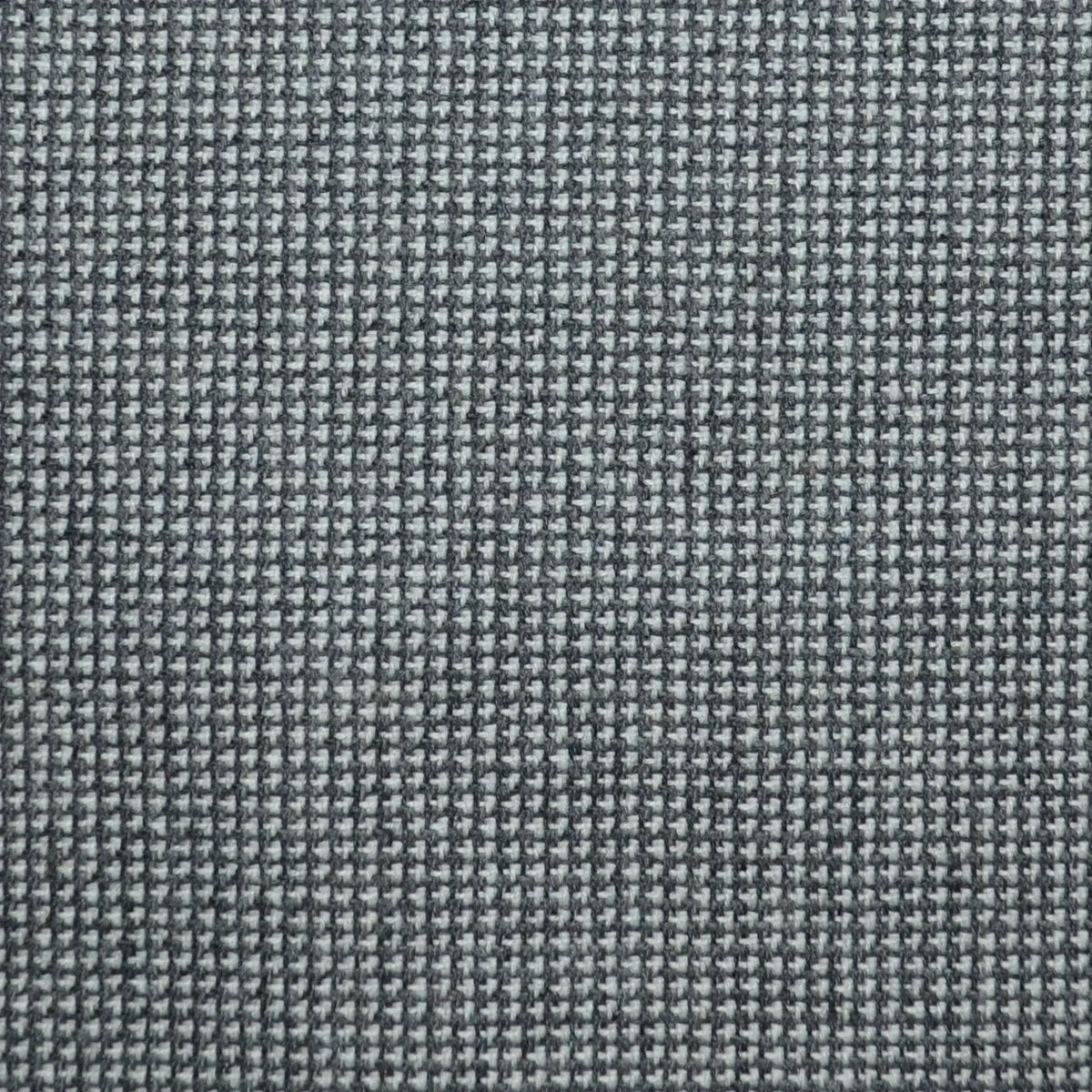 Grey and Moss Green Small Check Wool, Cotton & Cashmere