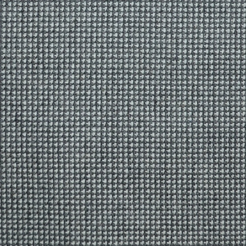 Grey and Moss Green Small Check Wool, Cotton & Cashmere