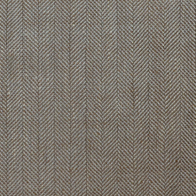 Light Brown and Sand Herringbone Wool & Linen