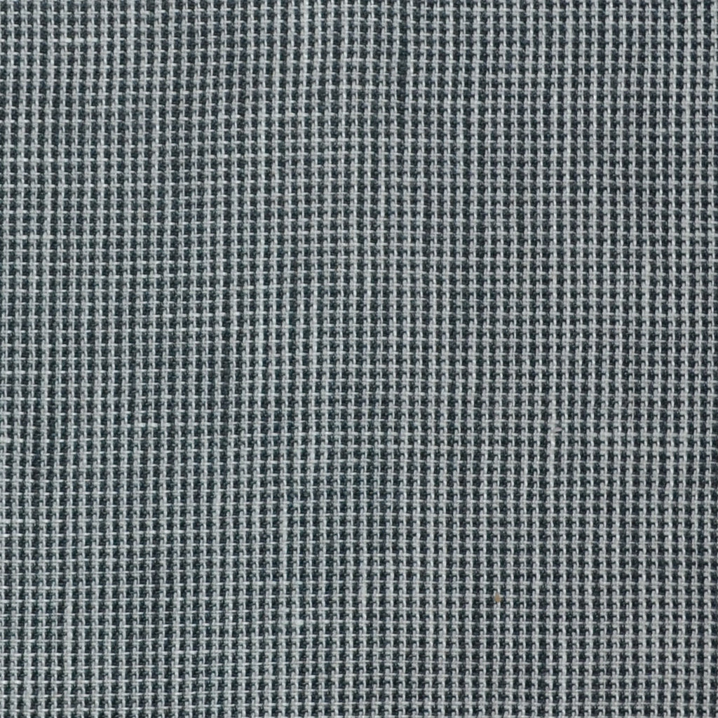 Light Grey and Dark Grey Micro Check Wool & Linen