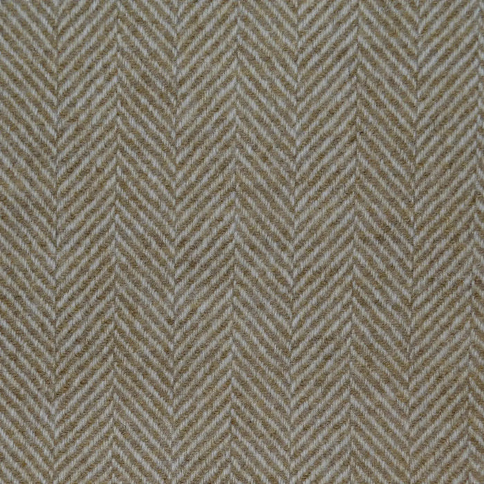 Natural and Sand All Wool Herringbone Coating