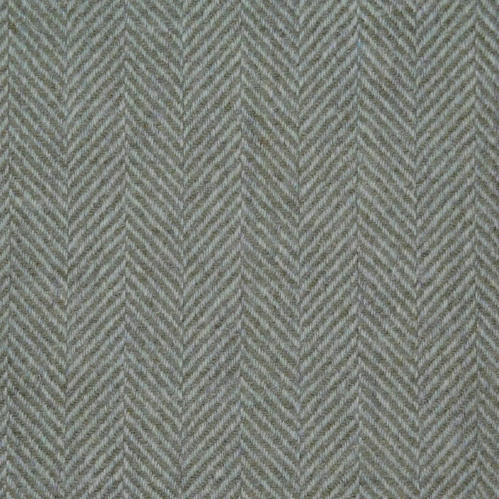 Beige and Sage All Wool Herringbone Coating