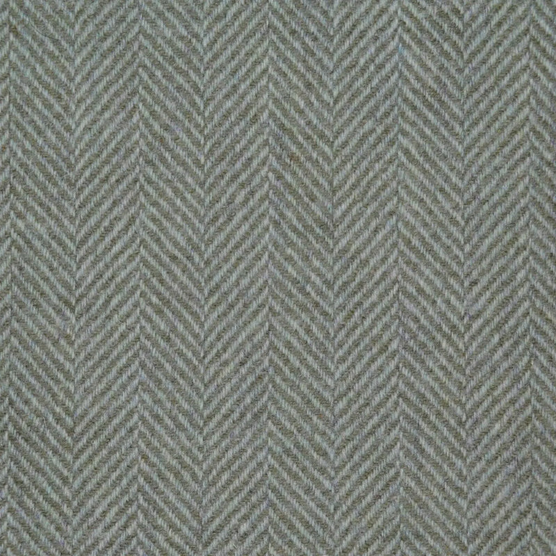 Beige and Sage All Wool Herringbone Coating