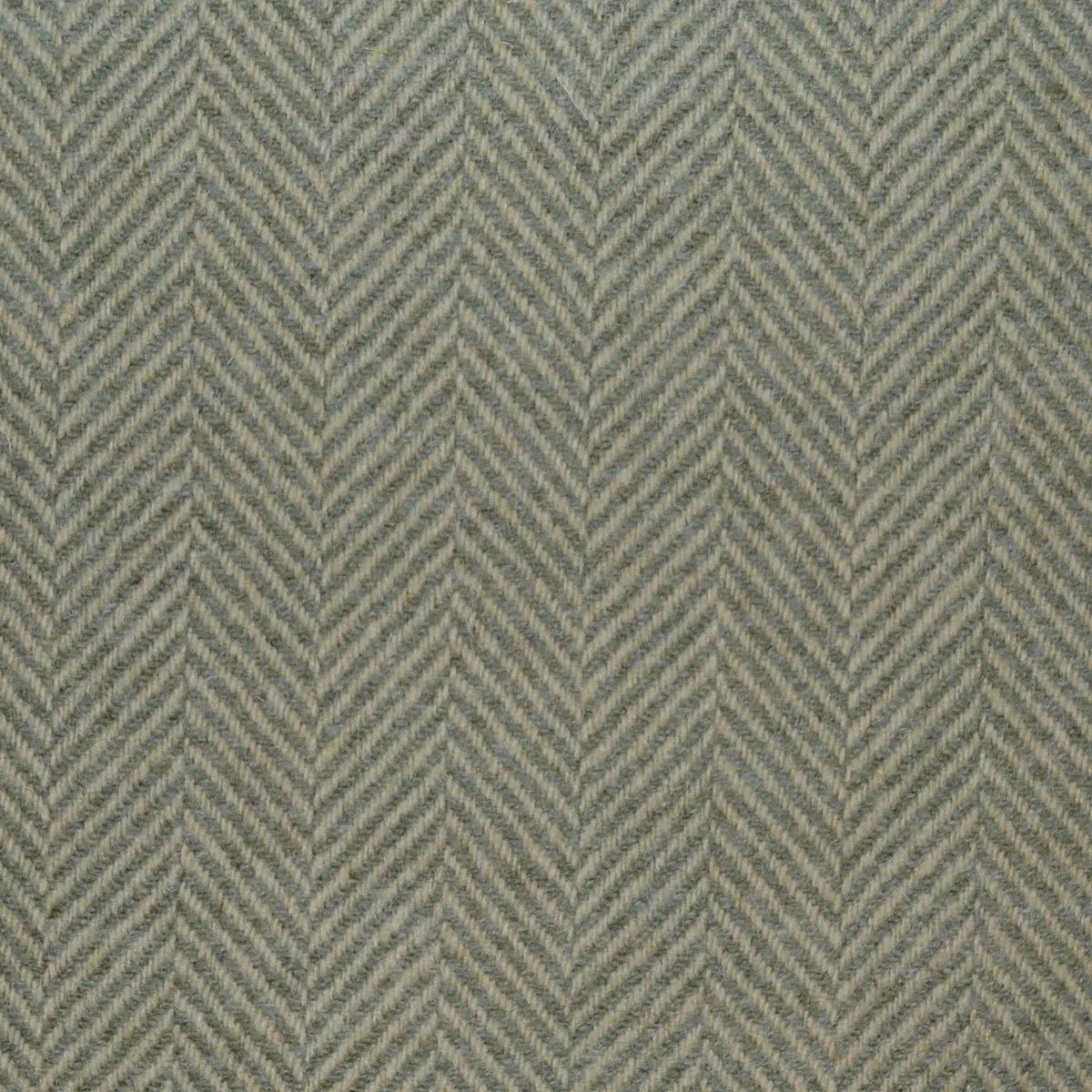 Beige and Apple Green All Wool Herringbone Coating