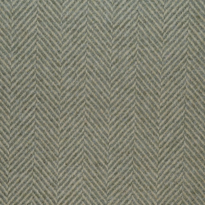 Beige and Apple Green All Wool Herringbone Coating
