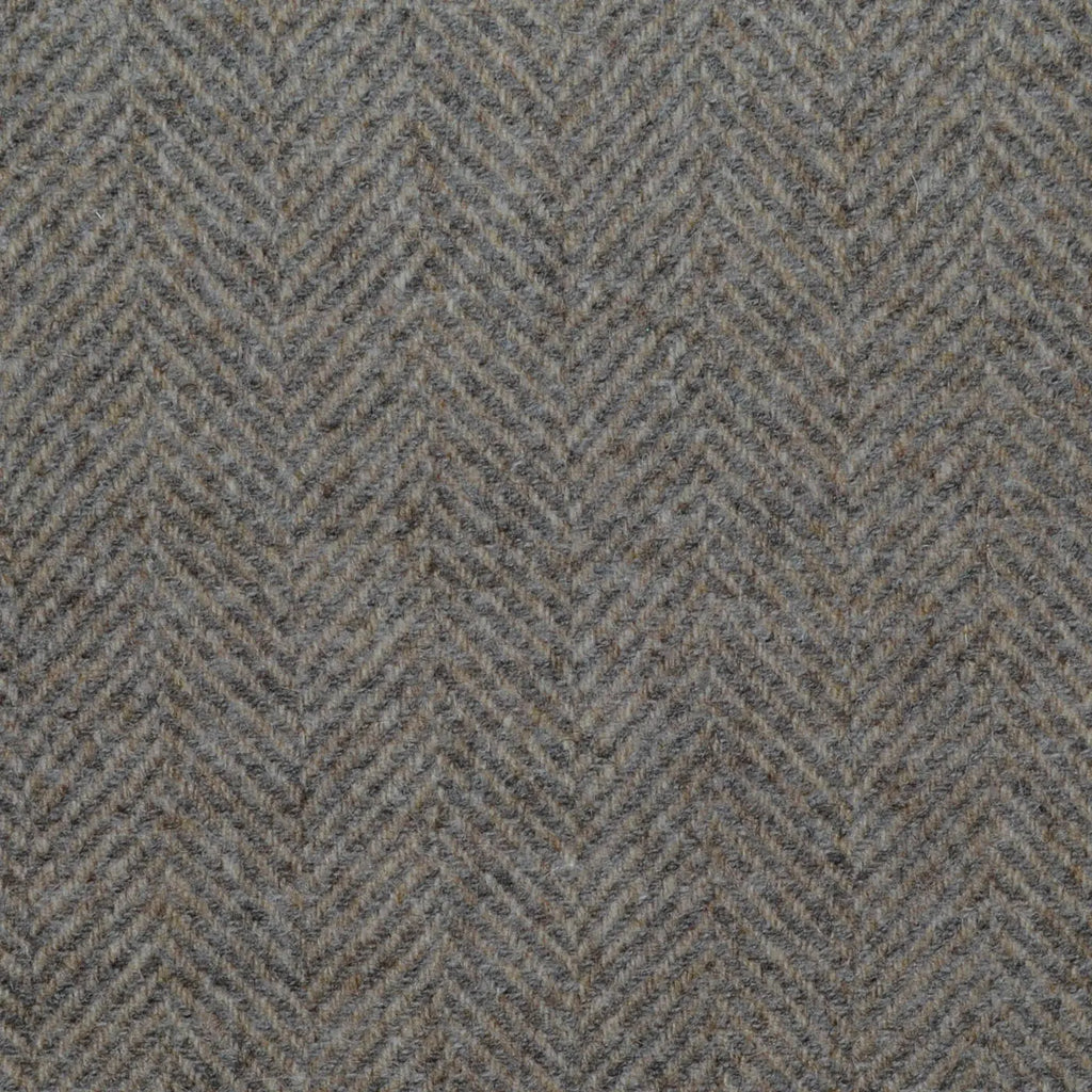 Stone and Vintage Grey All Wool Herringbone Coating