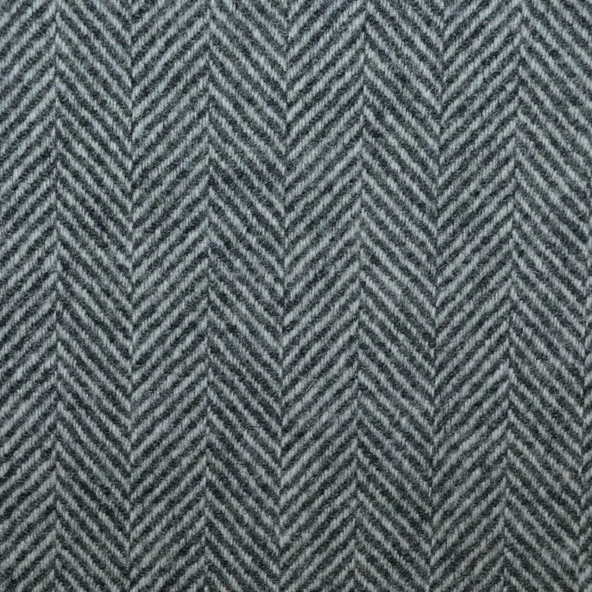 Graphite and Steel All Wool Herringbone Coating