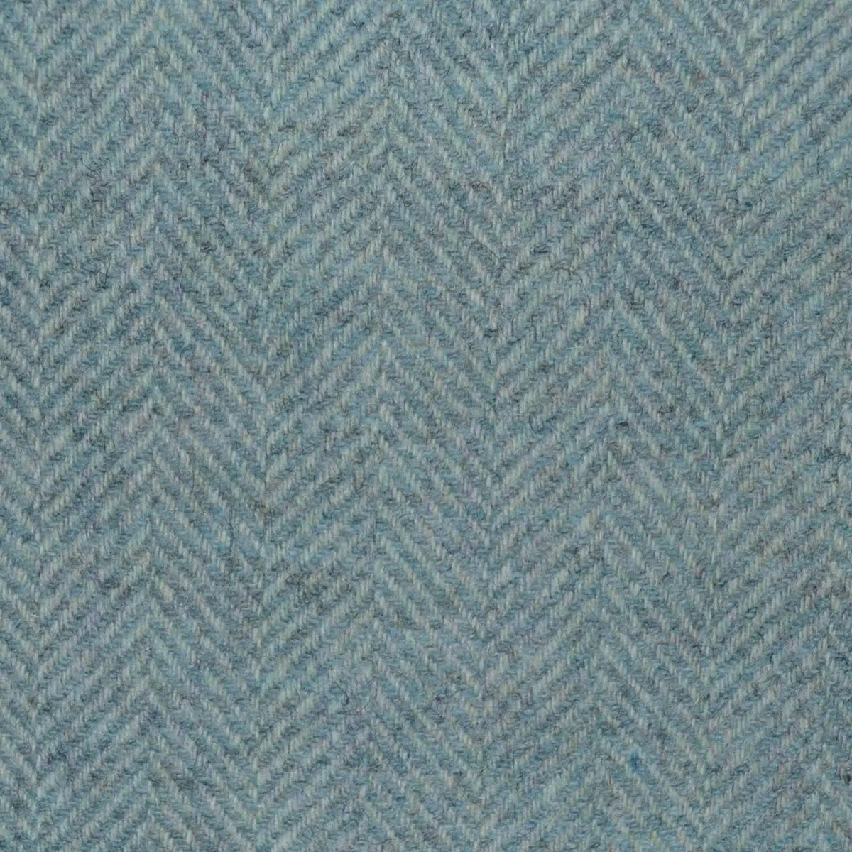 Sky and Mint All Wool Herringbone Coating