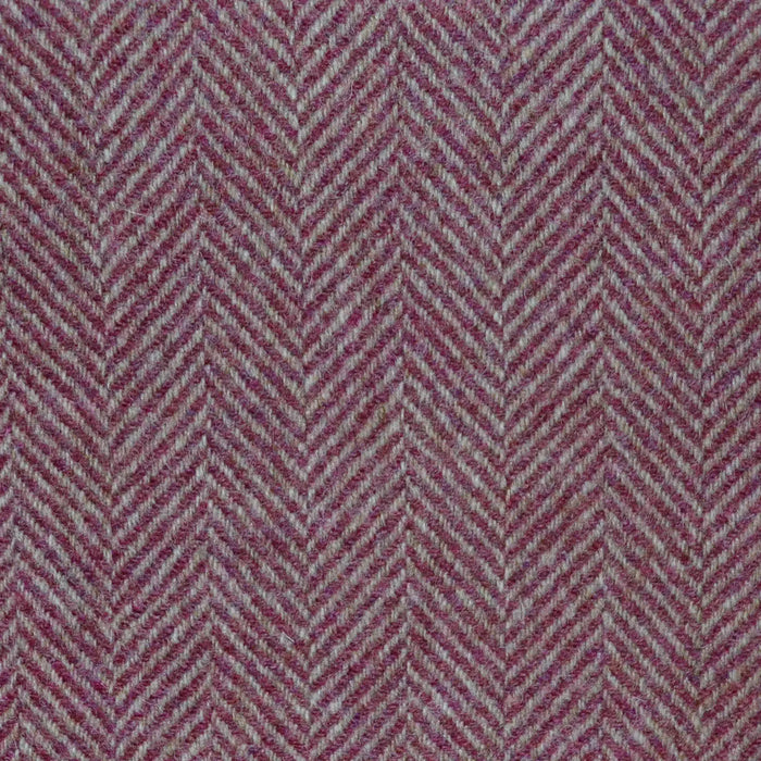 Rose and Light Grey All Wool Herringbone Coating