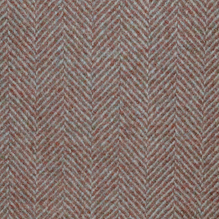 Light Sienna and Natural Marl All Wool Herringbone Coating