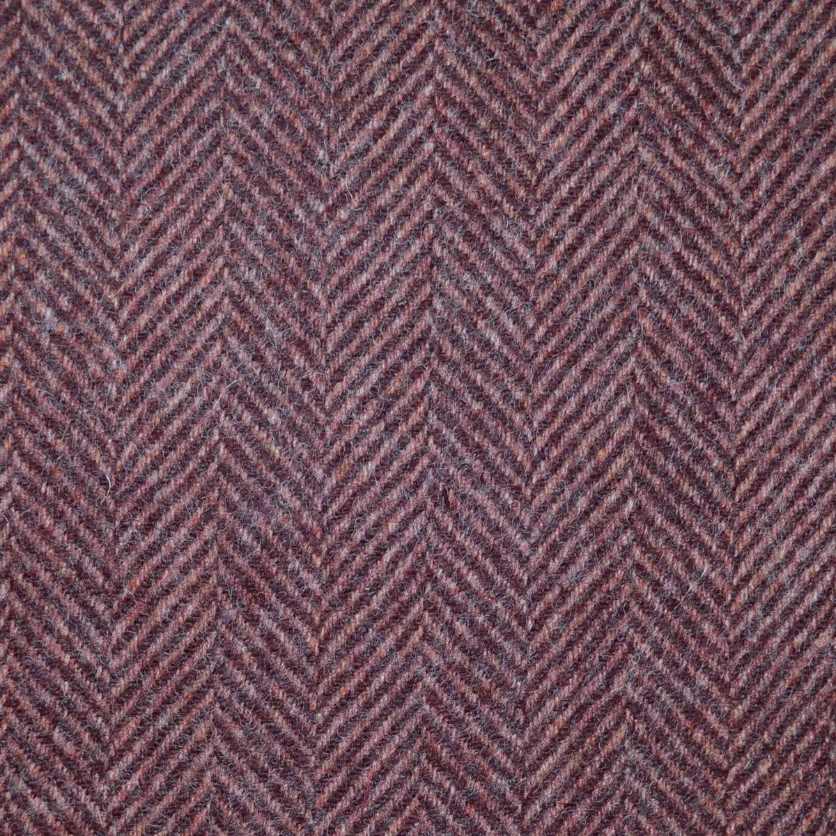 Russet and Red All Wool Herringbone Coating