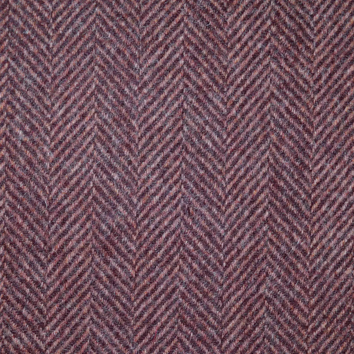 Russet and Red All Wool Herringbone Coating
