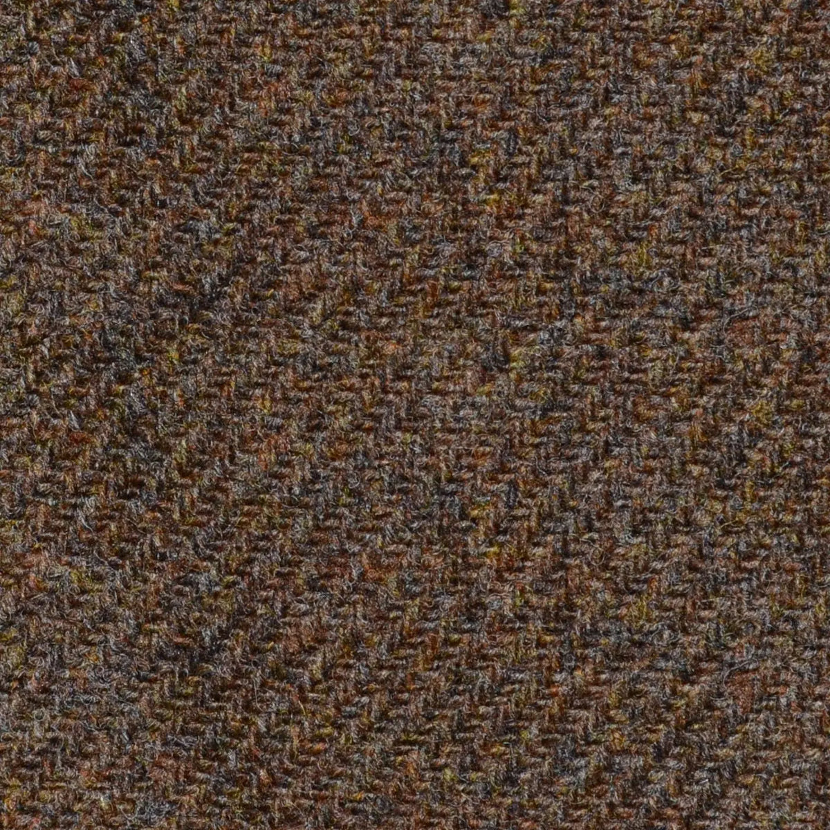 Medium Brown Marl Lambswool Tweed