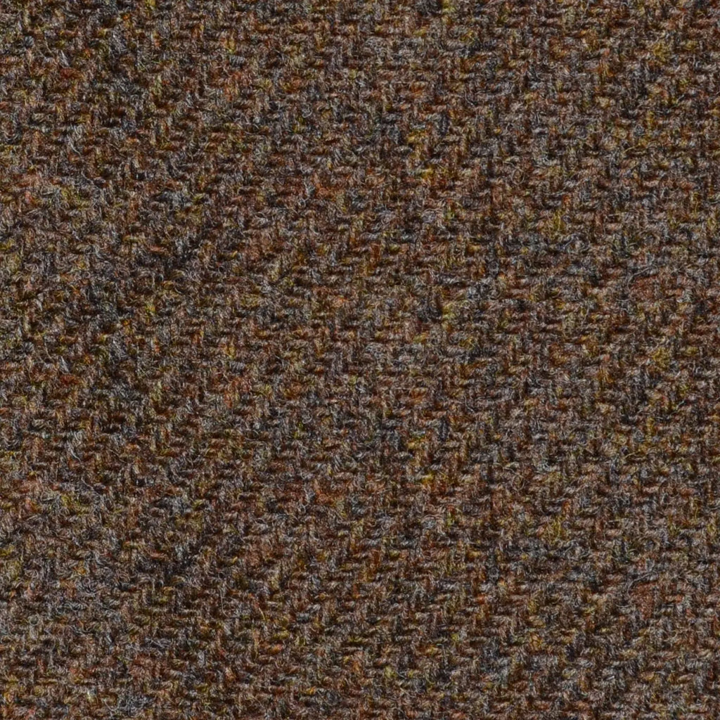 Medium Brown Marl Lambswool Tweed
