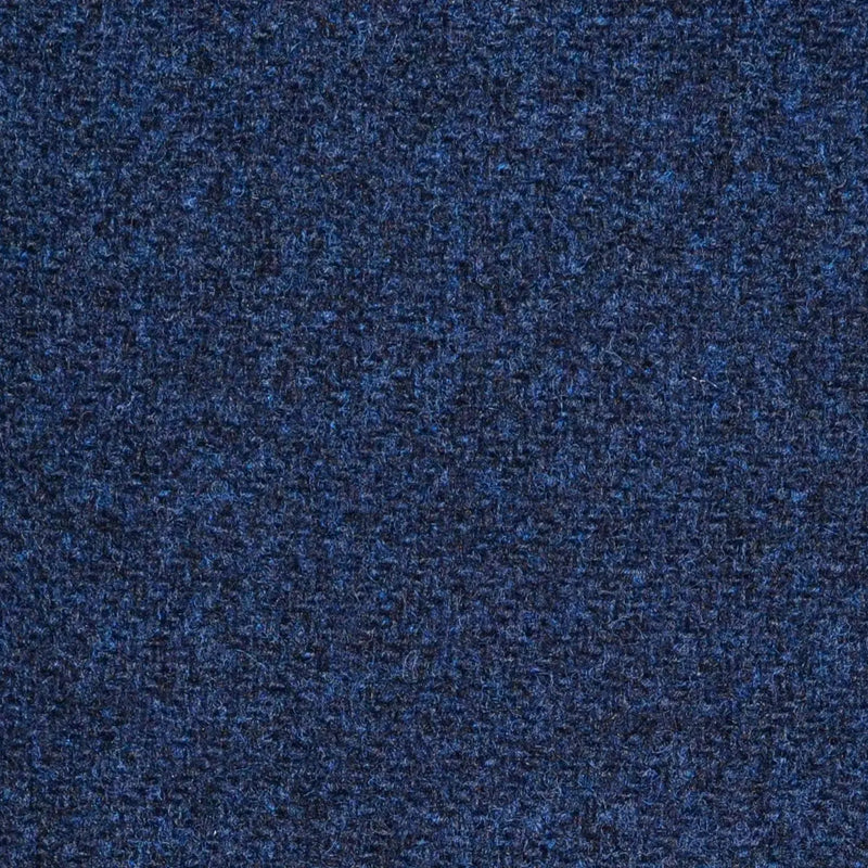 Bright Navy Blue Marl Lambswool Tweed