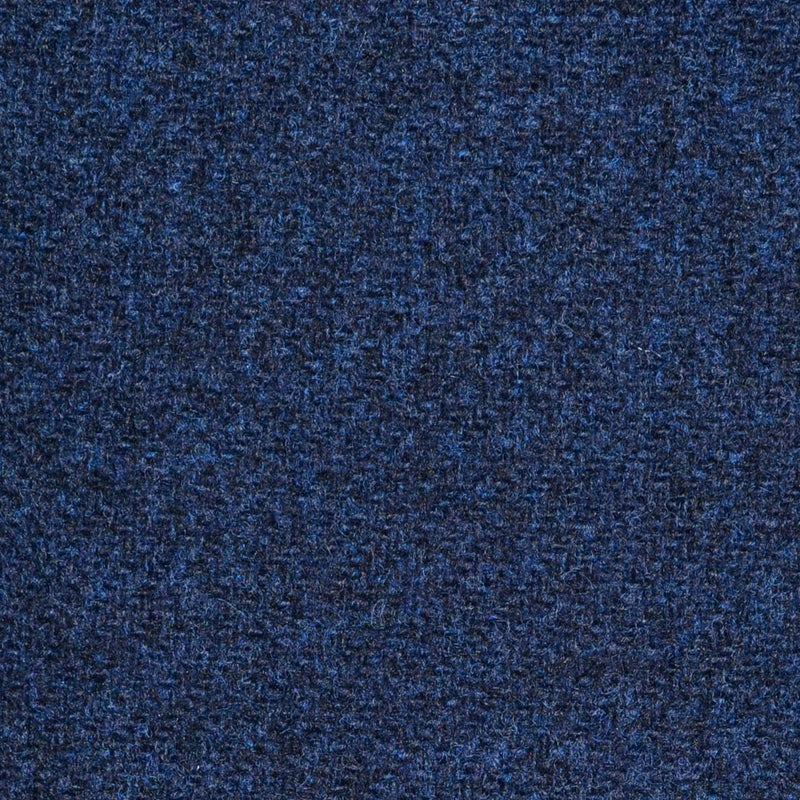 Bright Navy Blue Marl Lambswool Tweed