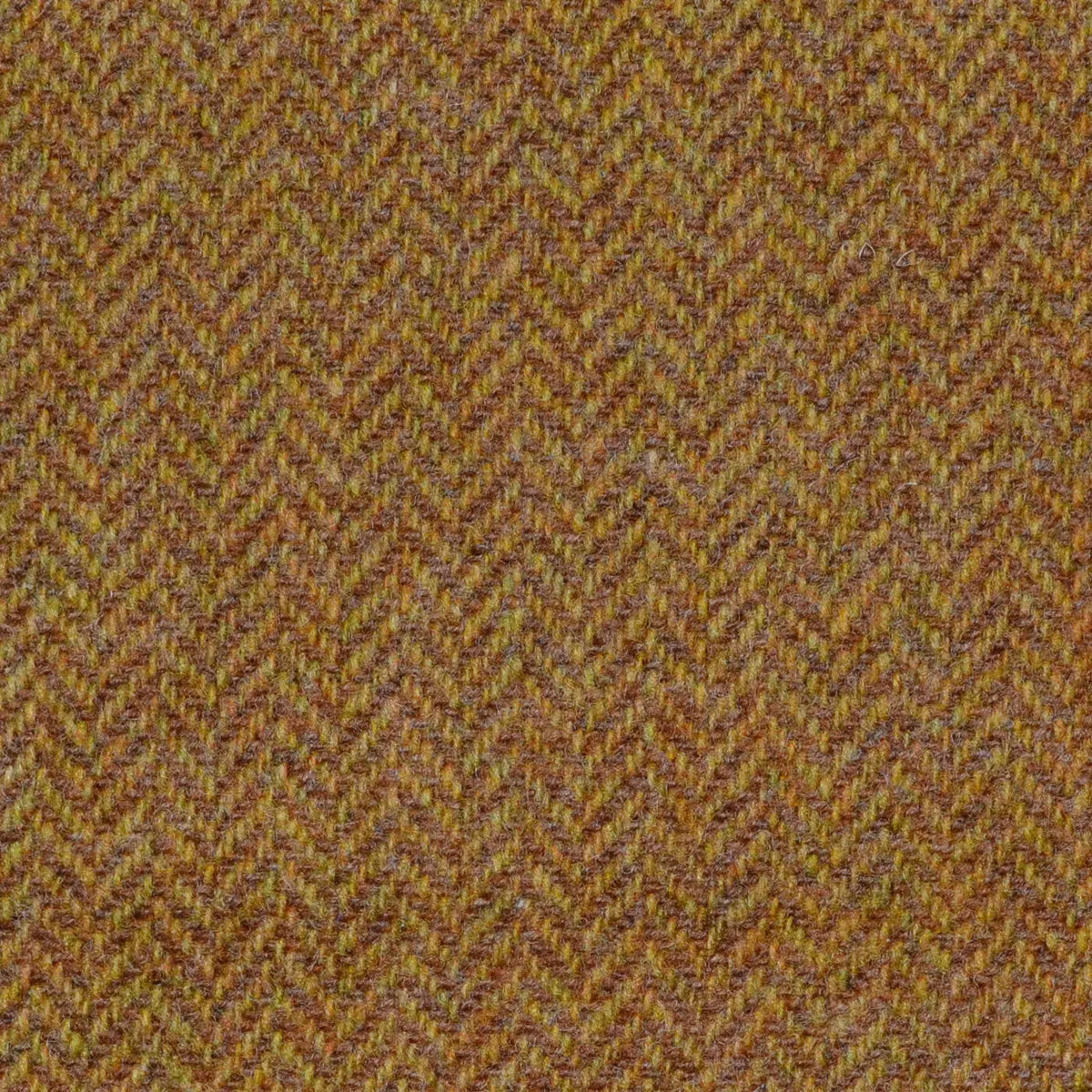 Tan Herringbone Lambswool Tweed