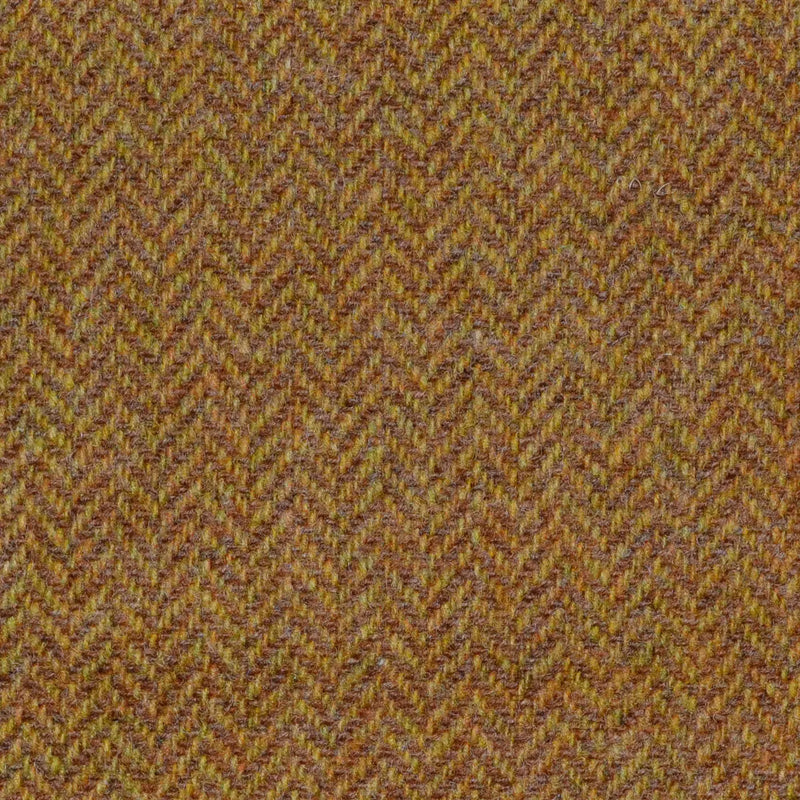 Tan Herringbone Lambswool Tweed