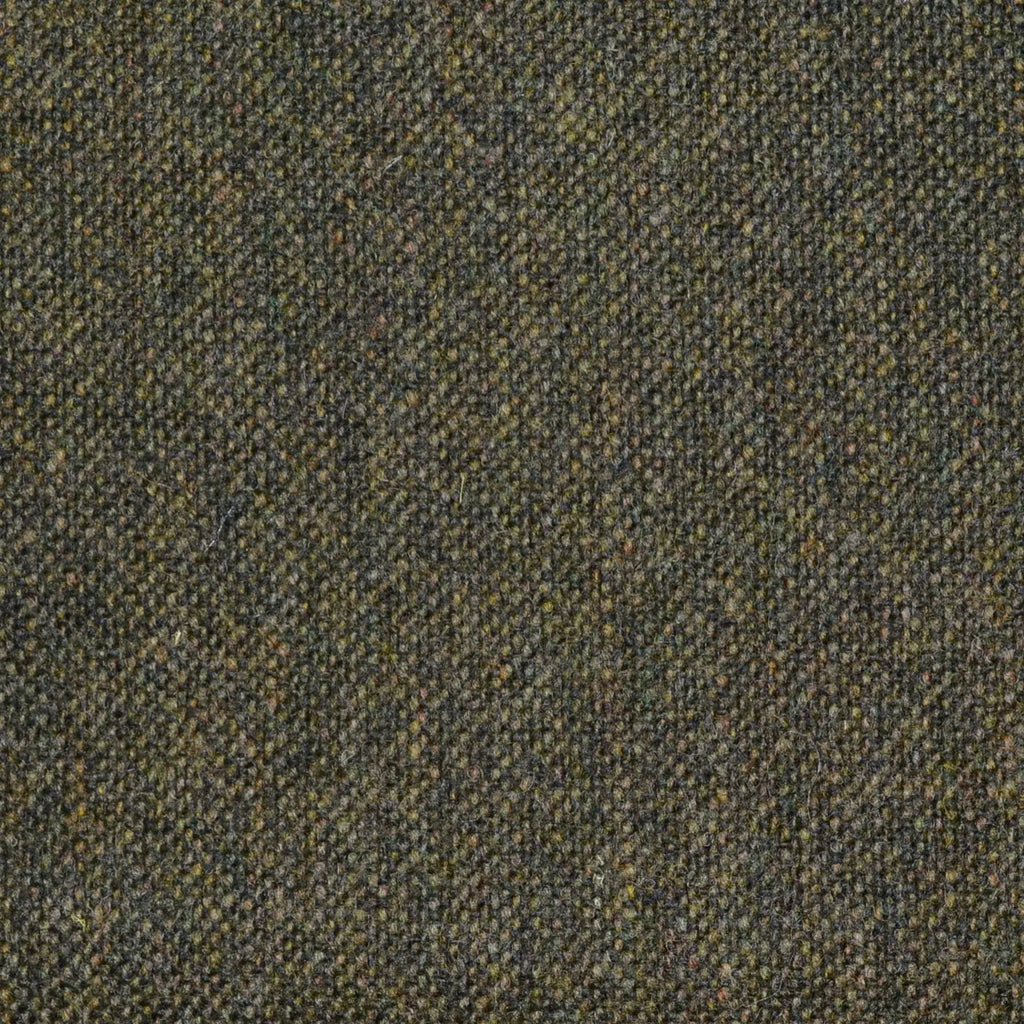 Olive Green Donegal Lambswool Tweed