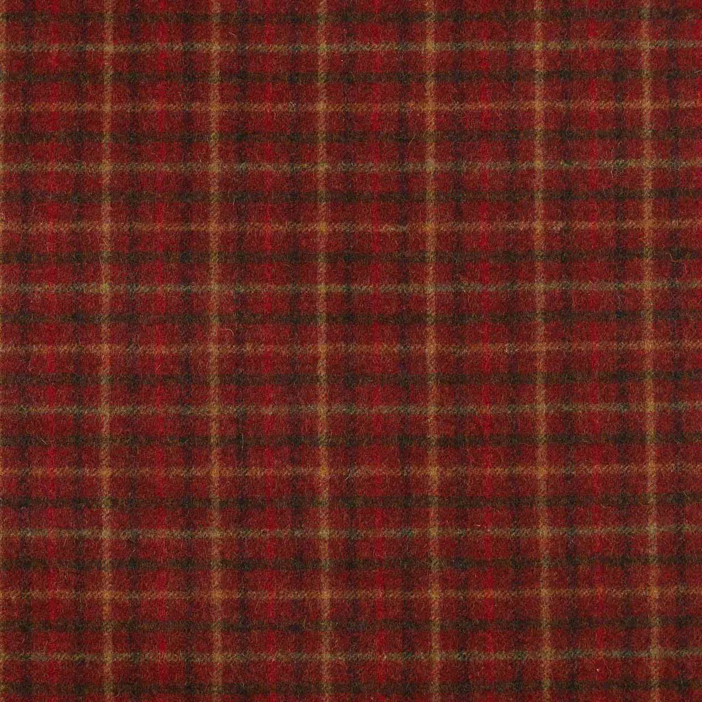 ★DAKS★ TARTAN CHECK MIX Brown tartan check leather two-ton WF2-32 : Worsted Flannel Light Brown Glen Check – Fox