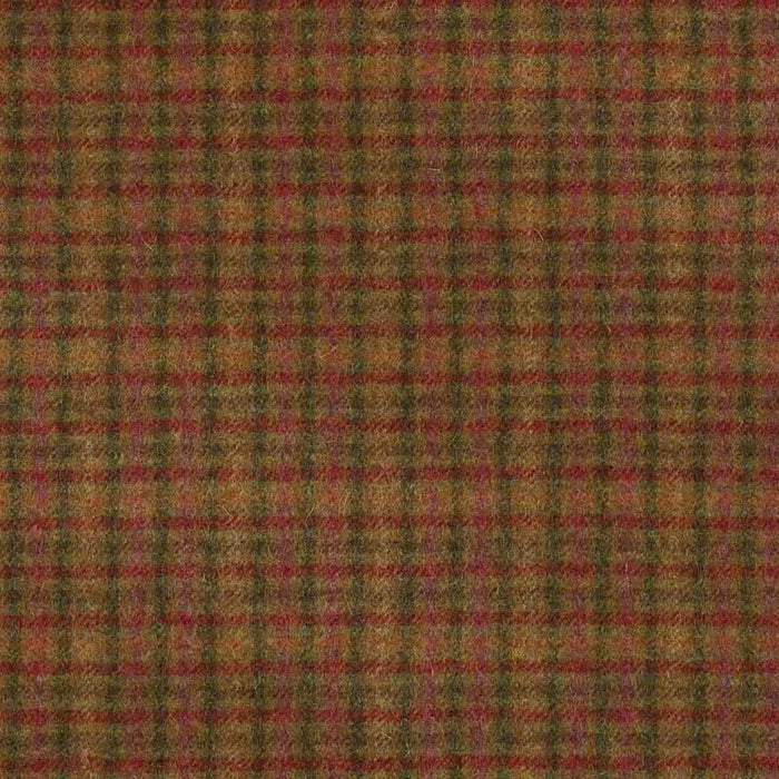 Brown with Pink, Green, & Brown Plaid Check Coating