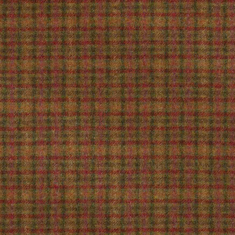 Brown with Pink, Green, & Brown Plaid Check Coating