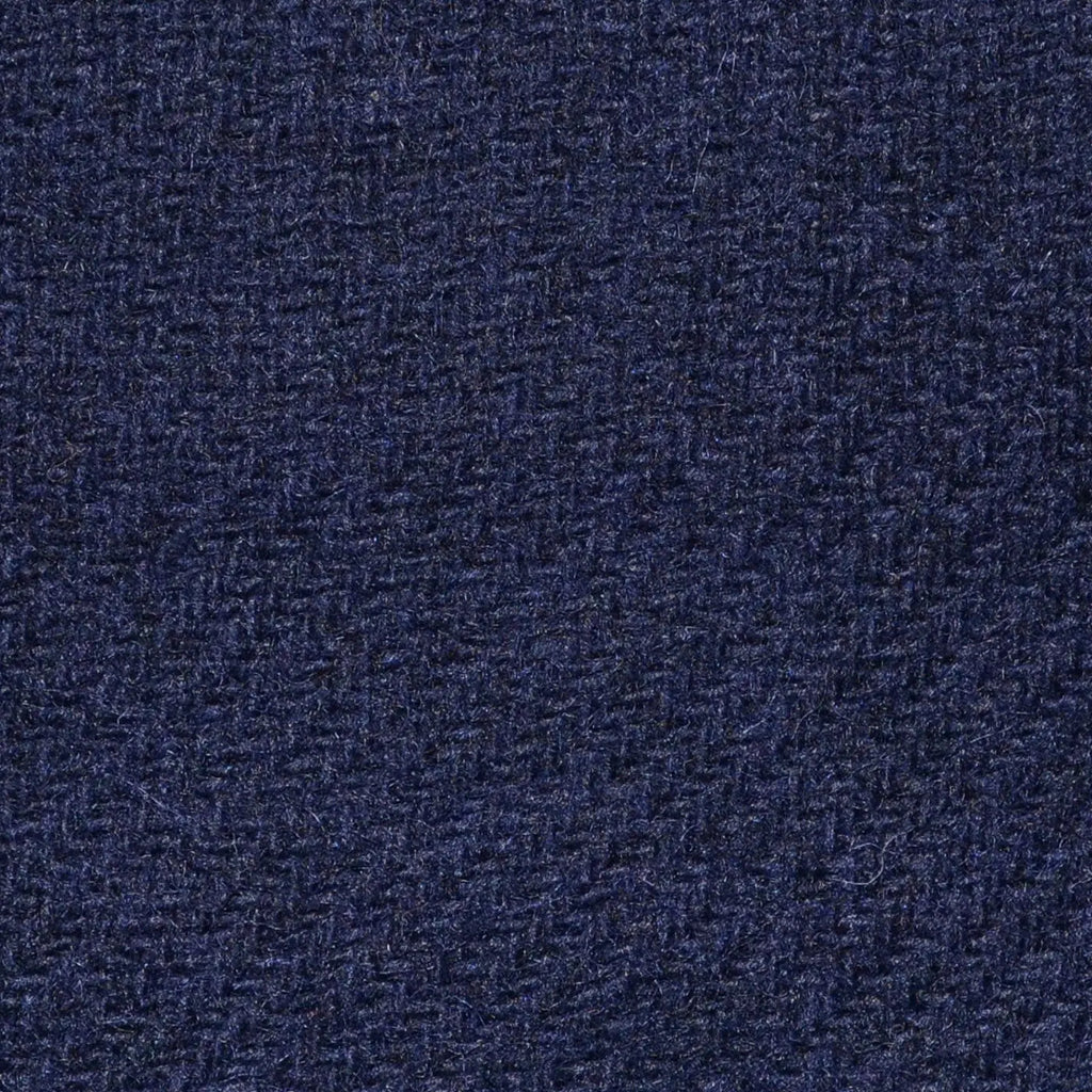 Dark Navy Blue Marl Shetland Tweed