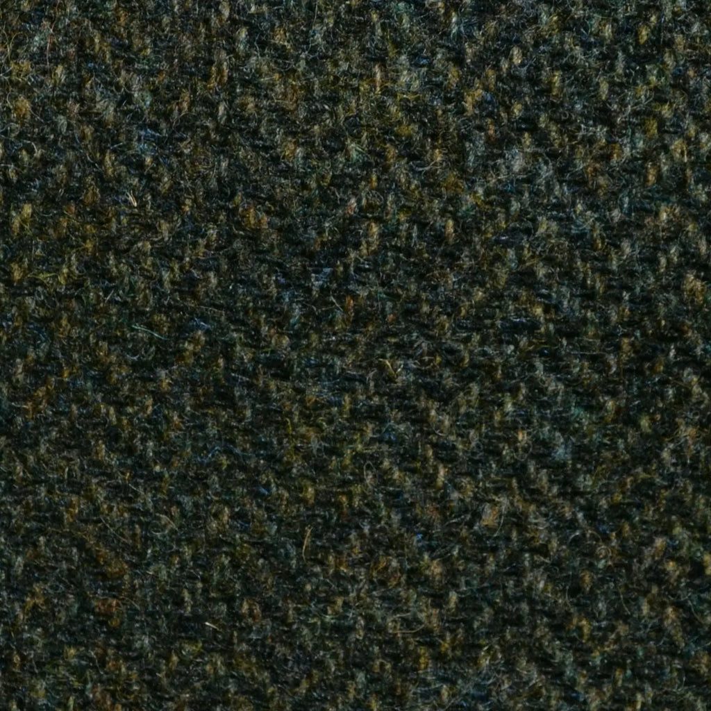 Moss Green Herringbone Shetland Tweed