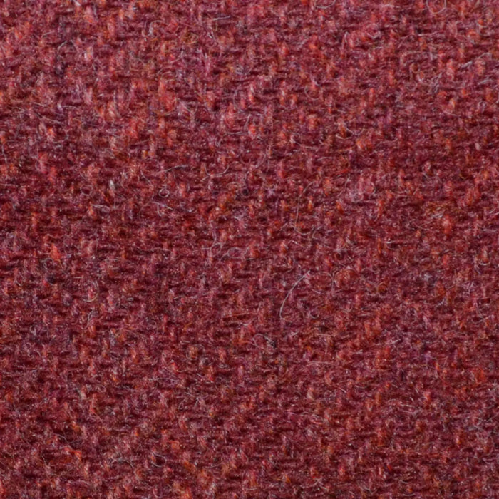 Venetian Red Herringbone Shetland Tweed