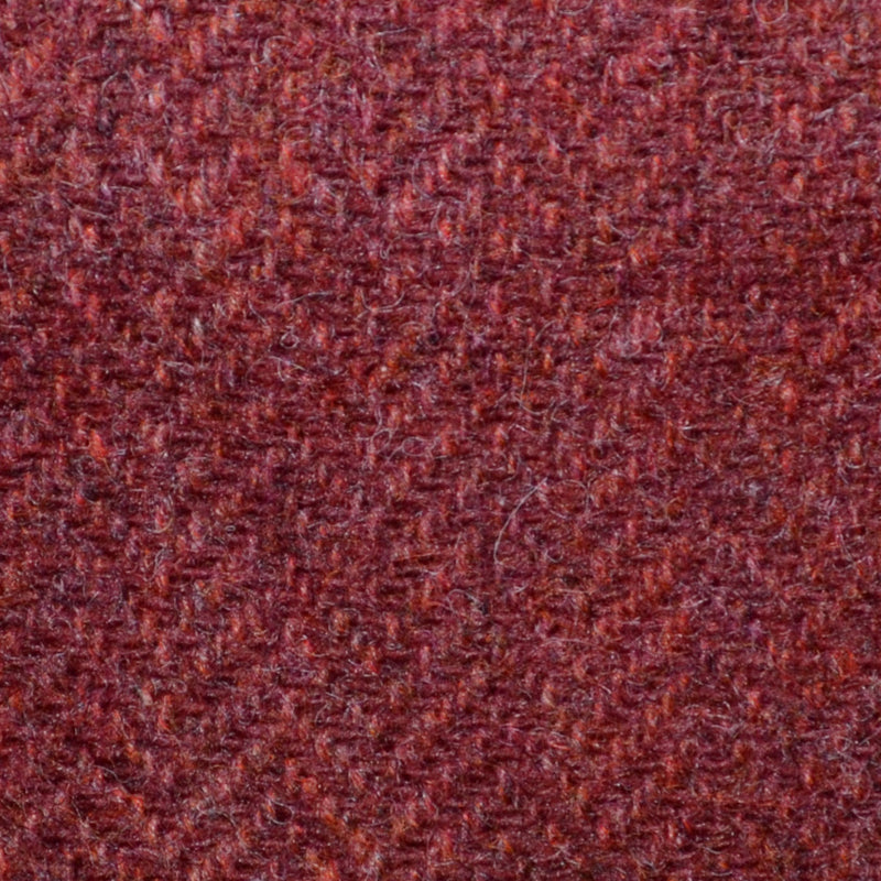 Venetian Red Herringbone Shetland Tweed