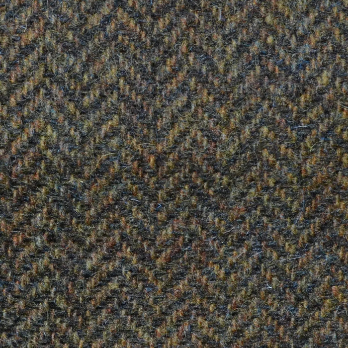 Forest Green Herringbone Shetland Tweed