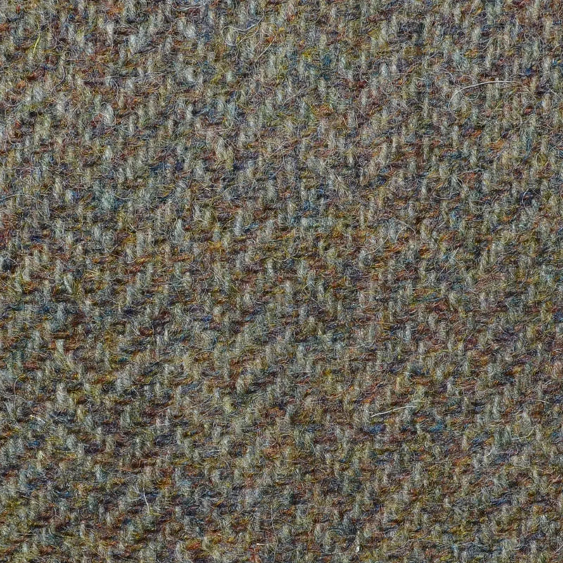 Loden Herringbone Shetland Tweed