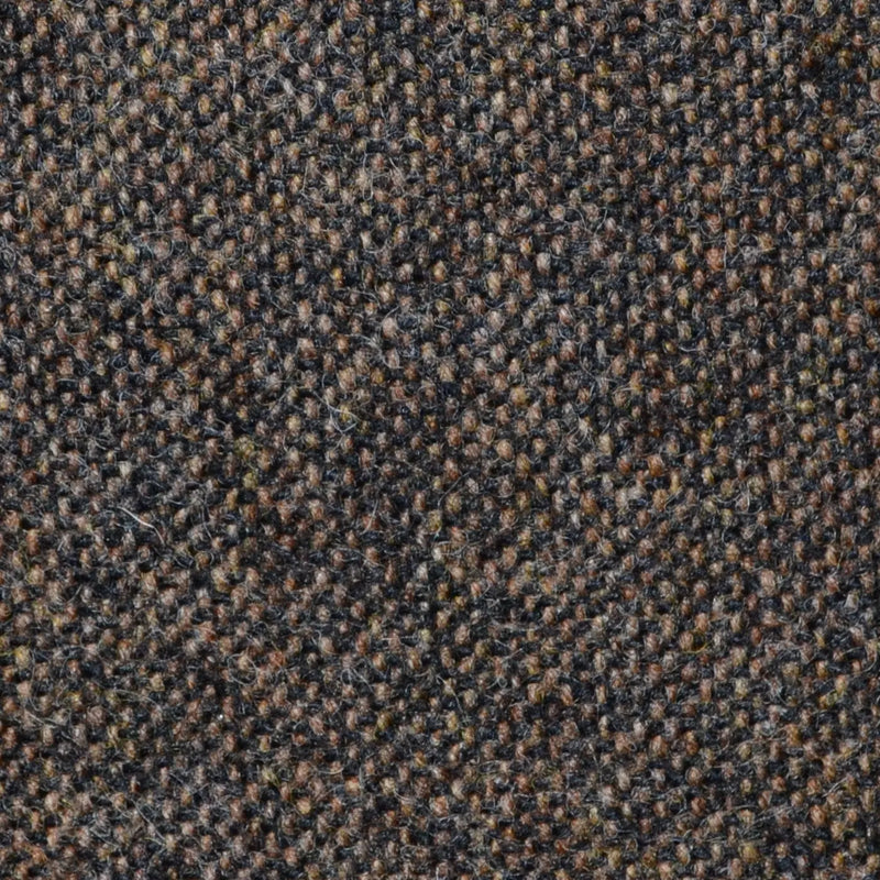 Dark Brown Salt & Pepper Donegal Shetland Tweed