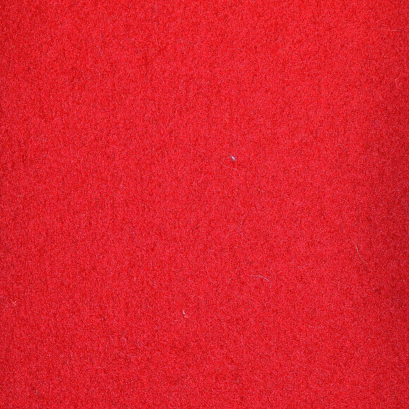 Red Melton Wool Coating