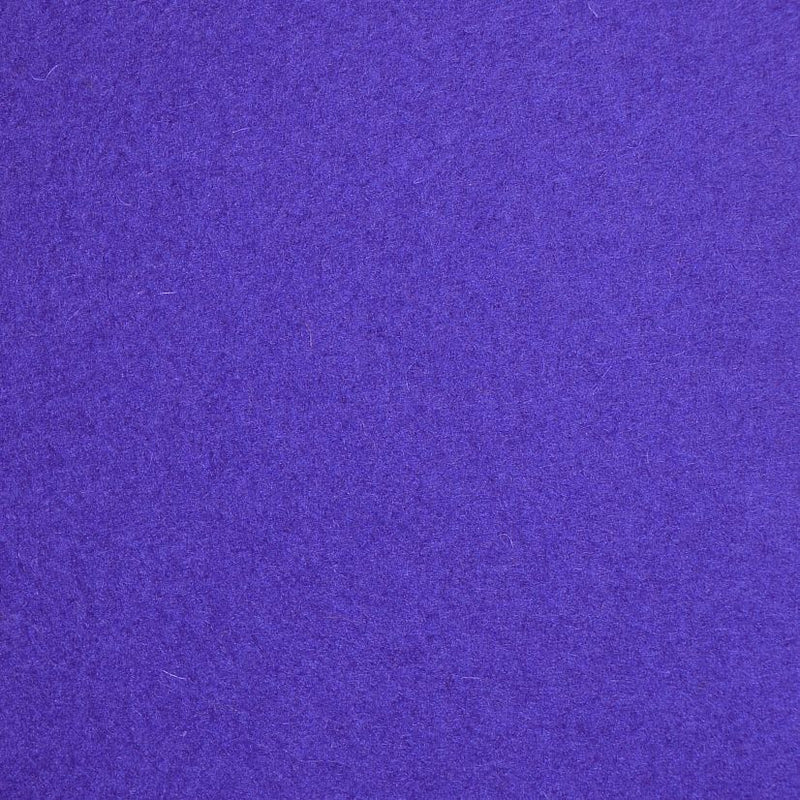 Purple Melton Wool Coating