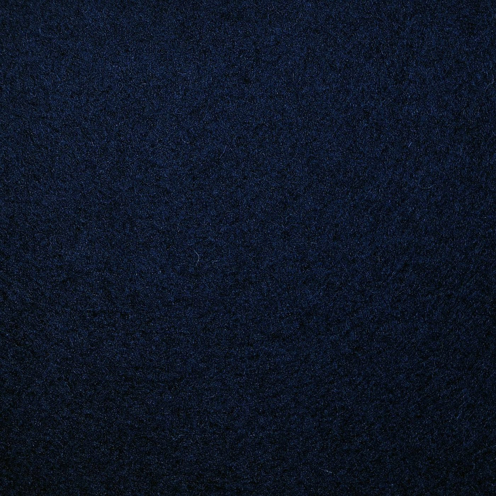 Dark Navy Blue Melton Wool Coating