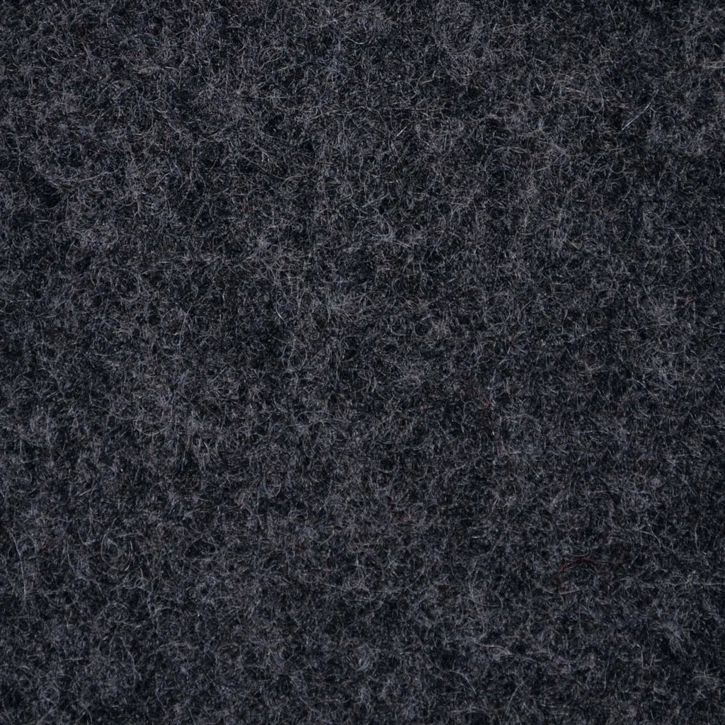 Dark Grey Marl Melton Wool Coating
